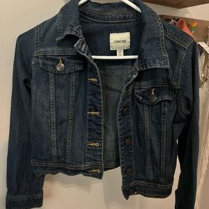 Vintage girls denim jacket dark Wash